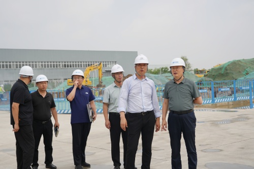 The district mayor of Wuqing led a team to inspect the new project of Gree Group
